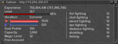 Signature for player Gabom