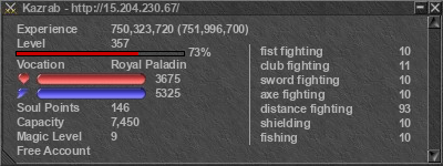 Signature for player Kazrab