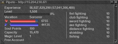 Signature for player Pipeto